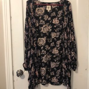 Long sleeve billabong kimono